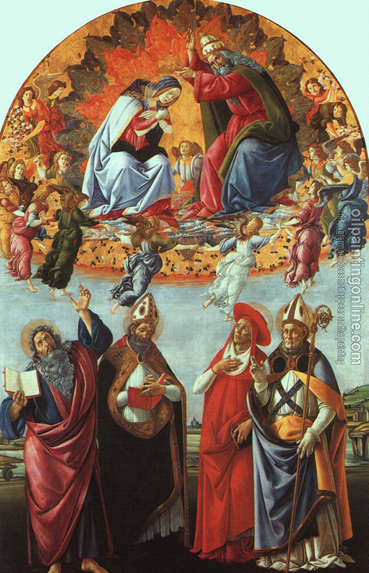 Botticelli, Sandro - The Coronation of the Virgin